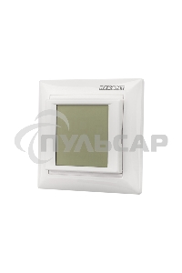 Терморегулятор сенсорный программируемый Rexant RX-421H,белый, совместим с Legrand серии Valena