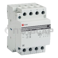Контактор модульный КМ 32А 4NО (3 мод.) EKF km-3-32-40 Контактор модульный КМ 32А 4NО (3 мод.) EKF km-3-32-40