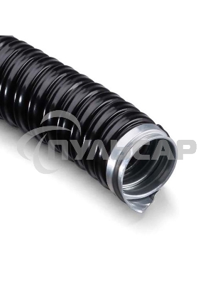 Металлорукав в ПВХ изоляции МРПИнг-38 (бухта 20 м/уп.) черный Rexant