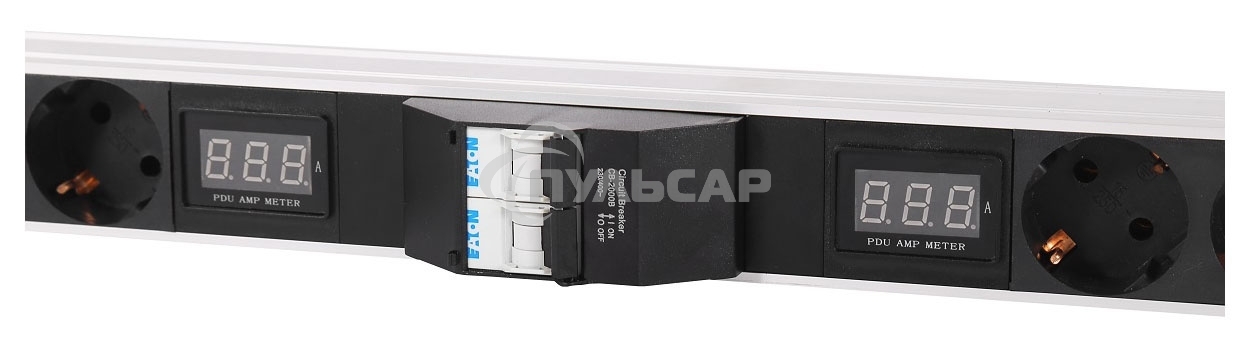 Блок распределения питания Rem R-32-10S-8C13-10C19-A-AM-1420 верт.размещ. 10xSchuko 10xC19 8xC13 базовые 32A клеммная колодка