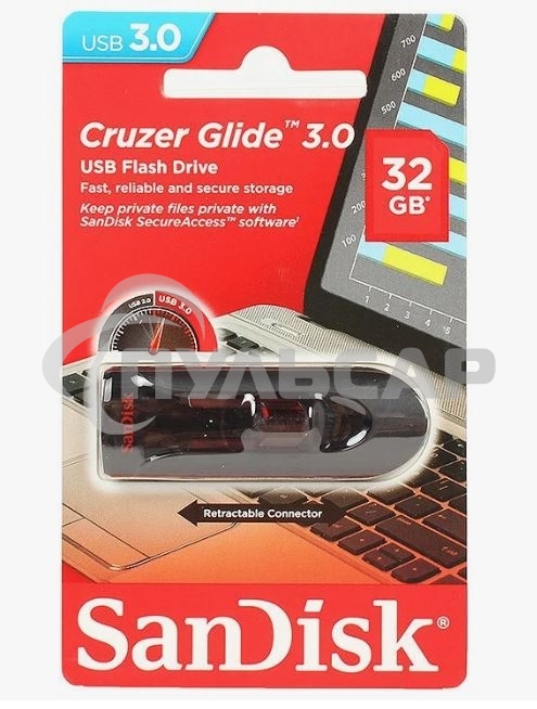 Флешка USB Sandisk 32 Gb Cruzer Glide SDCZ600-032G-G35 USB 3.0 черный