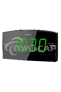 Радиобудильник Hyundai H-RCL238 черный LCD подсв:зеленая часы:цифровые FM