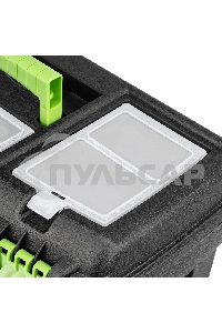 Ящик для инструментов СИБРТЕХ 21”, с органайзерами 90809