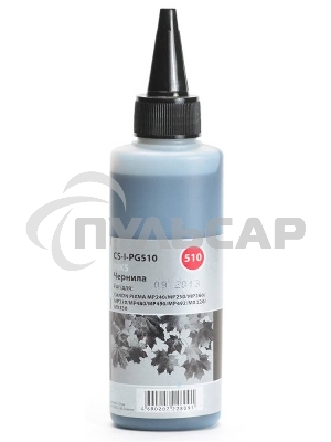 Чернила Cactus CS-I-PG510 черный (100мл) Canon PIXMA MP240/MP250/MP260/MP270/MP480
