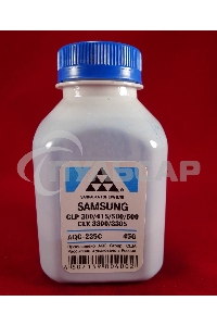 Тонер SAMSUNG CLP 300/315/320/325/360/415/500/510/600/610/660/CLX3300/3305 Cyan, (фл.45г.) AQC фас. Россия