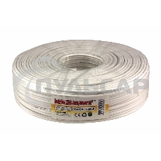 Кабель ККСВ-В+4х0,5 мм (бухта 100 м) белый Rexant