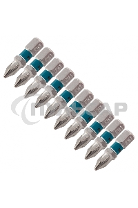 Набор бит PH1х25, сталь S2, 10 шт. Gross
