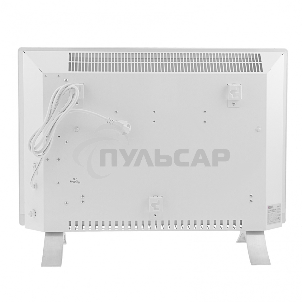 Конвектор Denzel OptiPrime-1500 белый, 1500 Вт, 20 м2, термостат, дисплей, WiFi