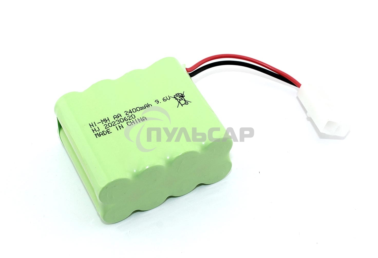 Аккумулятор Ni-Mh 9.6V 2400 mAh AA Row разъем KET-2P (4+4)