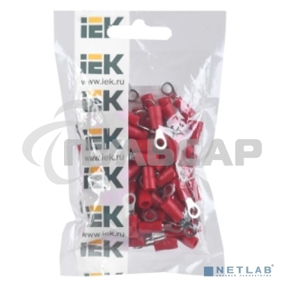 Наконечник НКИ 1.25-4 (кольцо 0.5-1.5) (уп.100шт) ИЭК UNL20-D15-4-4