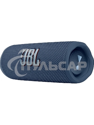 Портативная акустика JBL Flip 6 синий, Bluetooth 5.1, время воспроизведения 12 ч, емкость аккумулятора 4800 mAh, время заряда 2,5 ч, синий