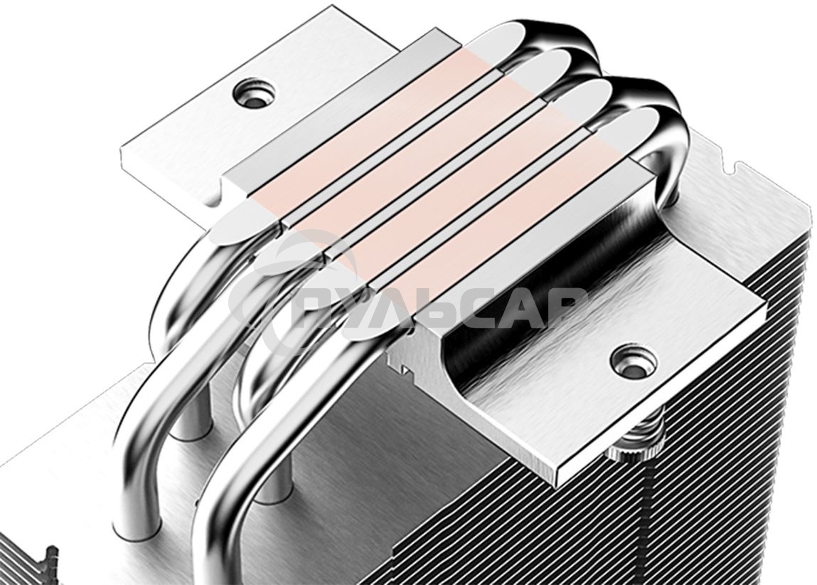 Кулер ID-COOLING SE-214-XT ARGB белый 120мм алюминий/медь 1500rpm 27db 4-pin 180W 150мм