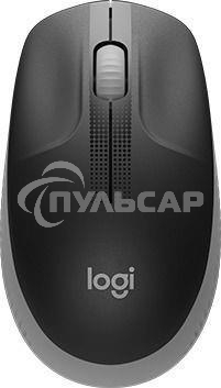 Мышь беспроводная Logitech M190 серый, 1000 dpi, радиоканал, USB, кнопки - 3