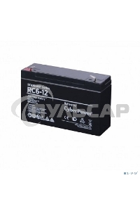 Аккумуляторная батарея SS CyberPower RC 6-12 / 6 В 12 А·ч Battery CyberPower Standart series RC 6-12 / 6V 12 Ah