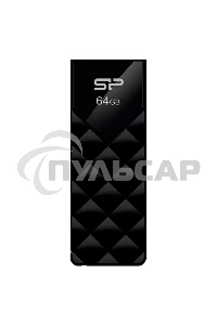 Флешка USB Silicon Power R/W USB 64 Gb Ultima U03 SP064 Gb,UF2U03V1K USB 2.0, черный