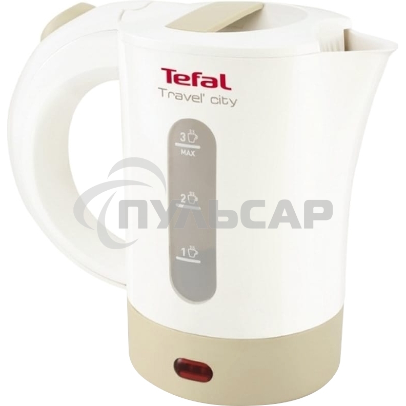 Чайник электрический Tefal KO120130 0.5л. 650Вт белый/бежевый(корпус: пластик)