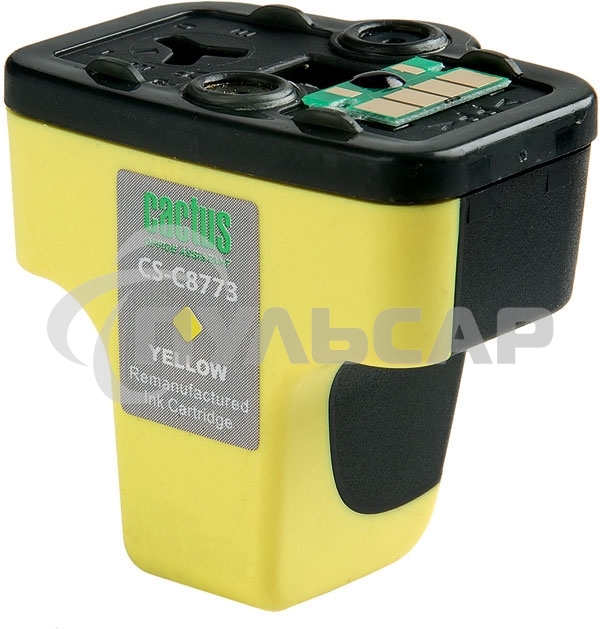 Картридж струйный Cactus CS-C8773 желтый для №177 HP PhotoSmart 3213/3313/8253/C5183/C6183/D7463 (11