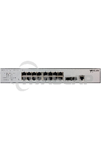 Коммутатор Управляемый L2 16x1000Base-T, 2x1000Base-X SFP, консольный порт RJ-45, комплект для установки в 19