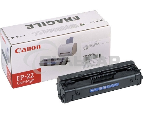 Картридж лазерный Canon EP-22 (1550A003, аналог HP C4092A) черный (2500 стр) для LBP 800/810/1120, HP LJ 1100/1100A/X, LJ 3200
