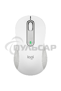 Мышь беспроводная Logitech Signature M650 L белый, 4000 dpi, радиоканал, Bluetooth, USB, кнопки - 5