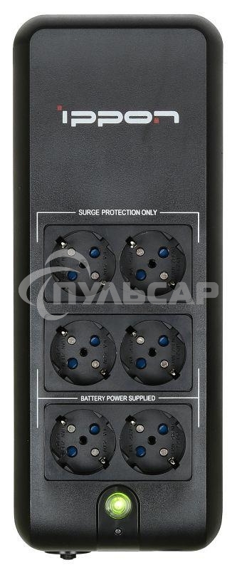 Источник бесперебойного питания Ippon Back Verso 800 черный