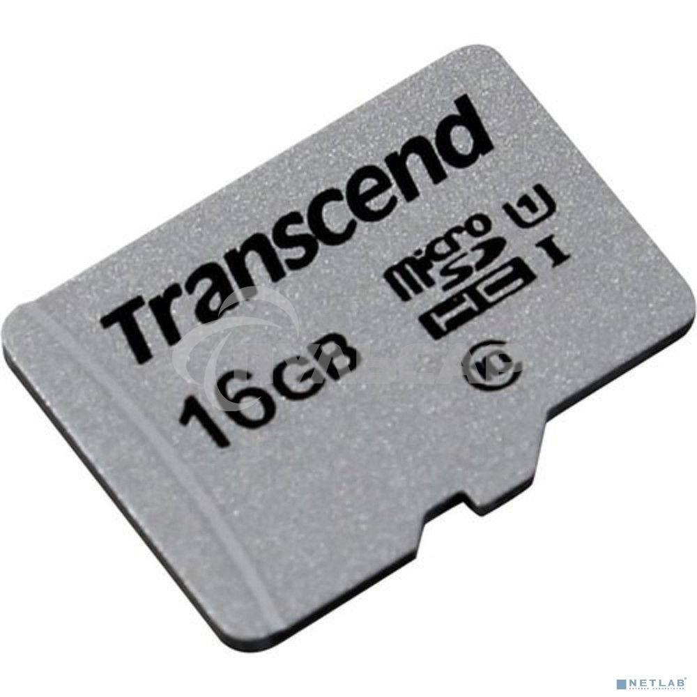 Флеш карта microSD 16Gb Transcend microSDHC Class 10 UHS-1 U1, (без адаптера), TLC