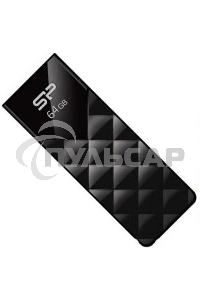 Флешка USB Silicon Power R/W USB 64 Gb Ultima U03 SP064 Gb,UF2U03V1K USB 2.0, черный