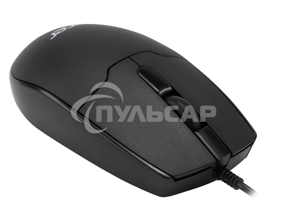 Мышь проводная Acer OMW126 черный, 1200 dpi, USB, кнопки - 3