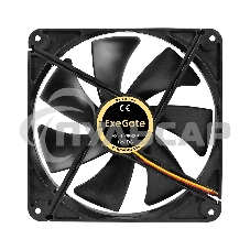 Вентилятор для корпуса ExeGate EX14025B3P черный, 140 мм, 1250 об/мин, 23 дБ, 3 pin