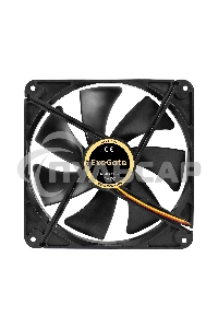 Вентилятор для корпуса ExeGate EX14025B3P черный, 140 мм, 1250 об/мин, 23 дБ, 3 pin