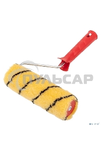 Валик Rexant полиакрил желтый с черной полосой, ворс 11 мм, ширина ролика 180 мм, бюгель 6 мм, Ø 42 мм