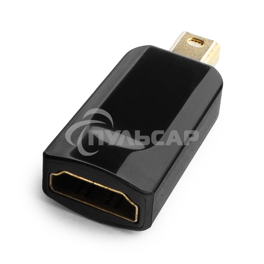 Переходник miniDisplayPort - HDMI, Cablexpert A-mDPM-HDMIF-01, 20M/19F, черный, пакет