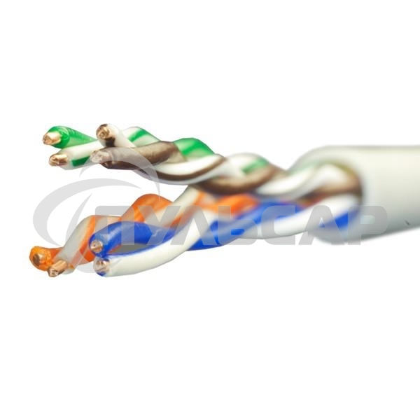 Кабель витая пара U/UTP кат.5E 4х2х24AWG solid CU PVC Standart (м) SUPRLAN