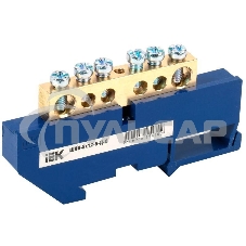 Шина нулевая на DIN-изол. ШНИ-8х12-6-Д-С ИЭК YNN10-812-6D-K07 Шина нулевая на DIN-изол. ШНИ-8х12-6-Д-С ИЭК YNN10-812-6D-K07