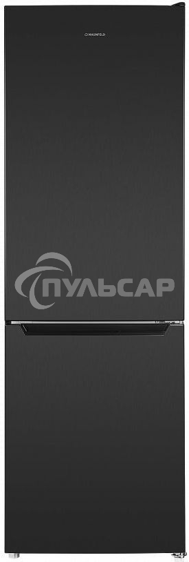 Холодильник Maunfeld MFF185SFSB черный мат. двухкамерный 211/104л морозилка снизу