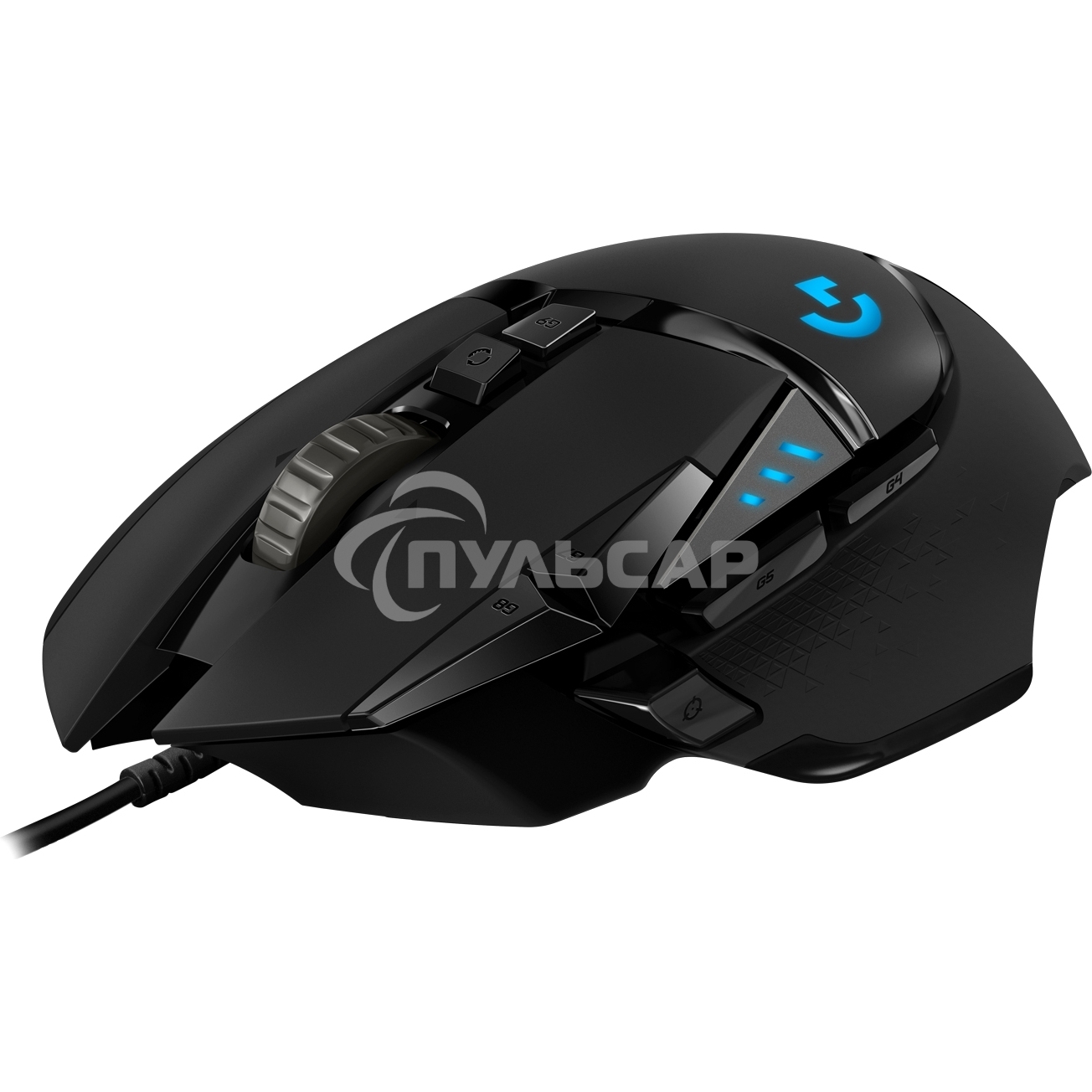 Мышь проводная Logitech G502 HERO черный, 25600 dpi, USB, кнопки - 11