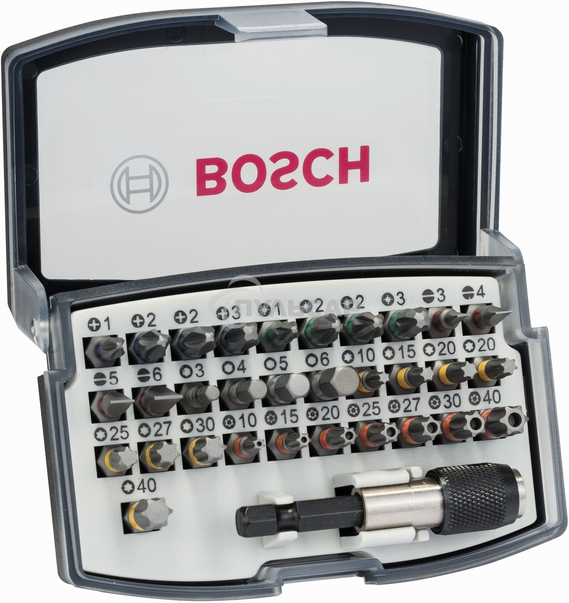 Биты Bosch 2607017319 комплект насадок 32 шт