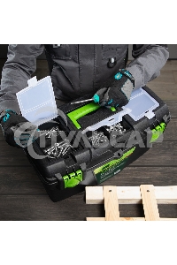 Ящик для инструментов СИБРТЕХ 21”, с органайзерами 90809