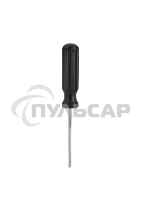 Отвертка SPARTA 13211 ph1х75мм углеродистая сталь черная пластиковая рукоятка