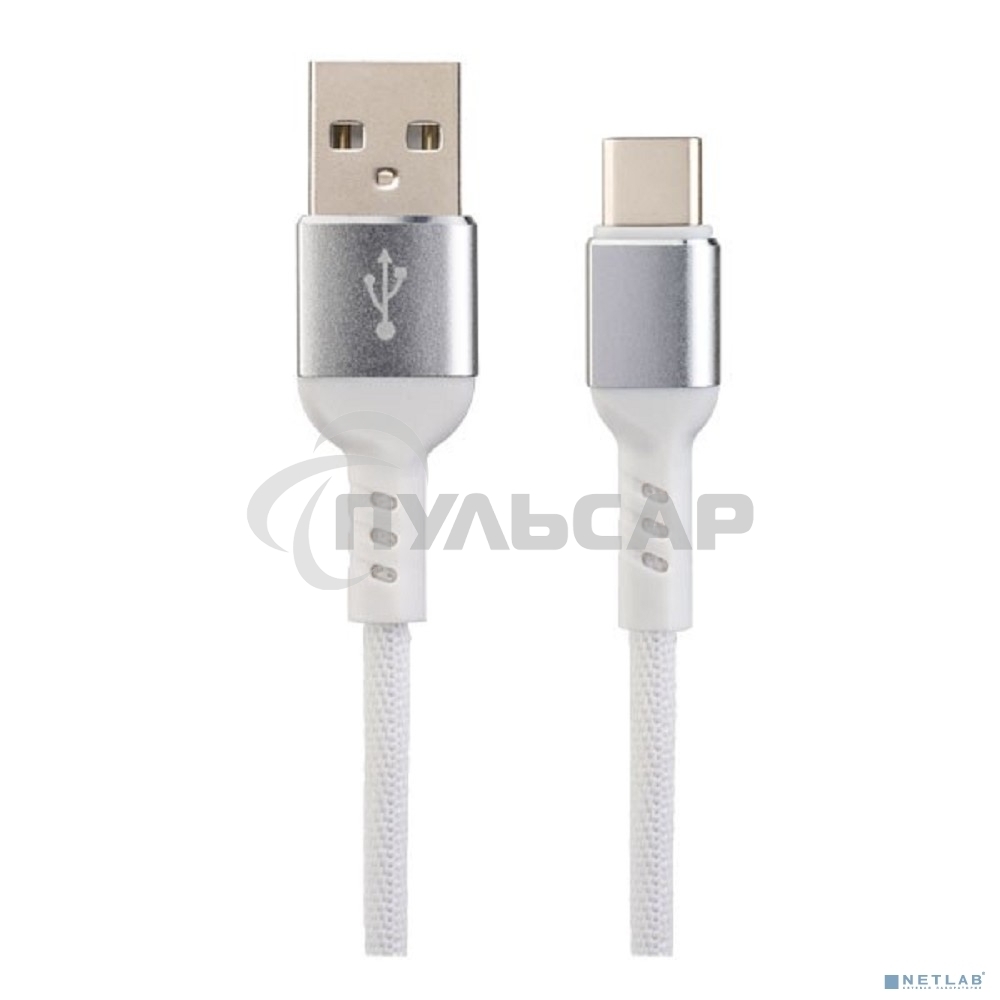 Кабель PERFEO USB2.0 A вилка - USB Type-C вилка, белый, длина 1 м, бокс (U4906)