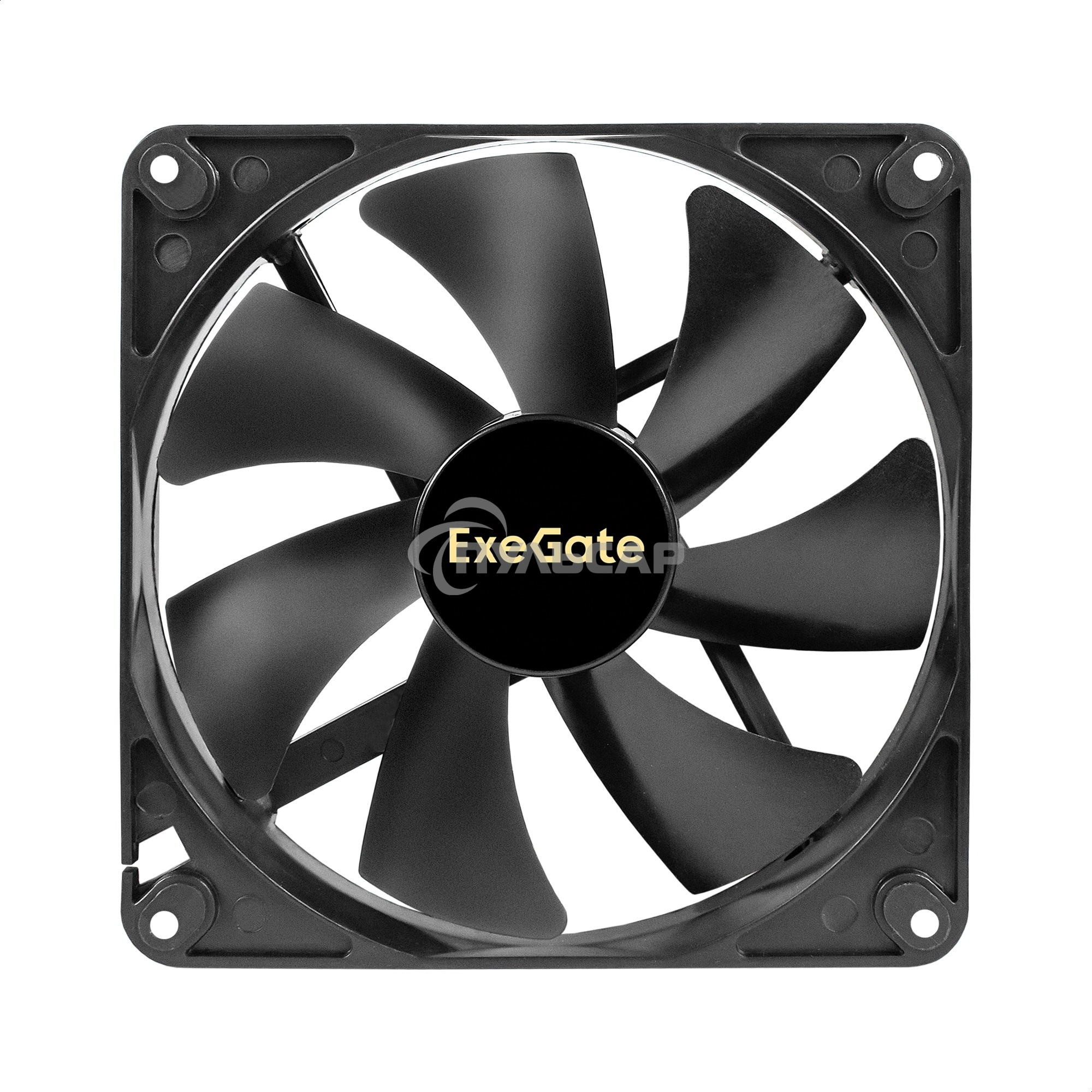 Вентилятор для корпуса ExeGate EX14025B3P черный, 140 мм, 1250 об/мин, 23 дБ, 3 pin