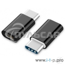 Переходник Cablexpert Переходник USB, USB Type-C/USB MicroB (F), пакет (A-USB2-CMmF-01)