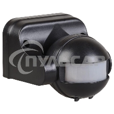 Детектор движения ДД 009 1100Вт угол обз. 180град. дальн. 12м IP44 черный ИЭК LDD10-009-1100-002