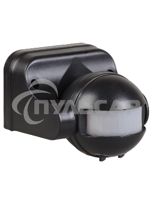 Детектор движения ДД 009 1100Вт угол обз. 180град. дальн. 12м IP44 черный ИЭК LDD10-009-1100-002