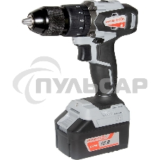 Дрель-шуруповерт ИНТЕРСКОЛ ДАУ-13/18ВК, Аккумуляторный, 18В, 2 АКБ, Ударный, Кейс