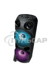 Колонка АС Sven PS-750, черный (80 Вт, TWS, Bluetooth, FM, USB, microSD, LED-дисплей, 2х4400мА*ч)