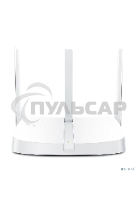 Маршрутизатор Mercusys MW305R Wi-Fi роутер 300 Мбит/с 2,4 ГГц, 1 порт WAN 10/100 Мбит/с + 4 порта LAN 10/100 Мбит/с, 2 фиксированные антенны