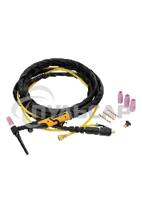 Горелка сварочная TIG WP17V, прямое подключение к баллону, 4 метра Denzel