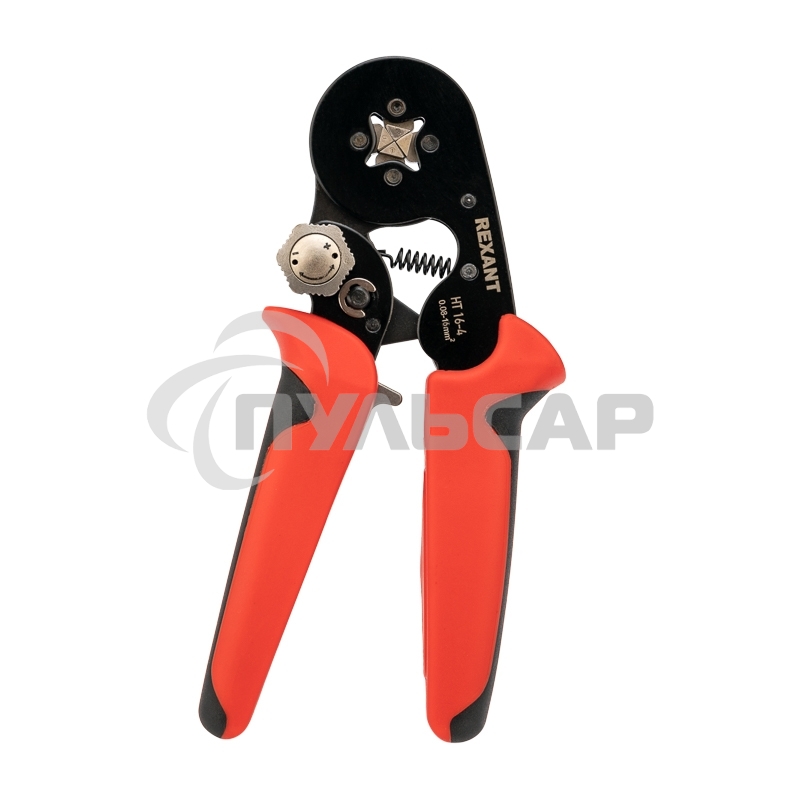 Кримпер Rexant HT 16-4 для обжима штыревых наконечников 0.08-16.0 мм² с регулятором прижимного усилия