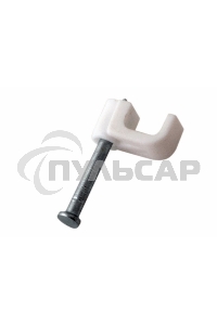 Крепеж кабеля плоский 4 х 2 мм, белый (упак. 50 шт) Rexant